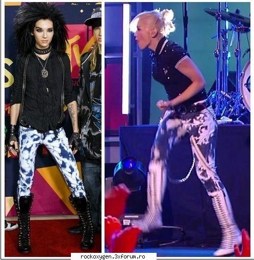 bill kaulitz adopta moda feminina? bill gwen stefani: admina băăă
